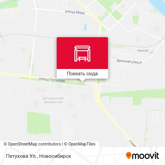 Карта Петухова Ул.