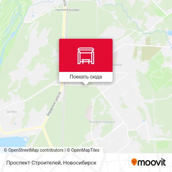 Карта Проспект Строителей