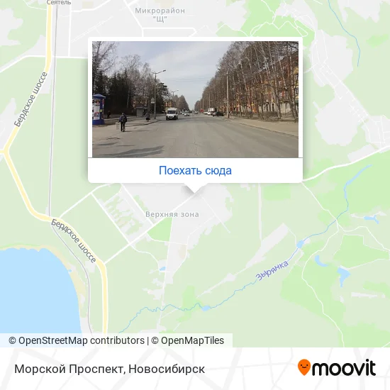 Карта Морской Проспект