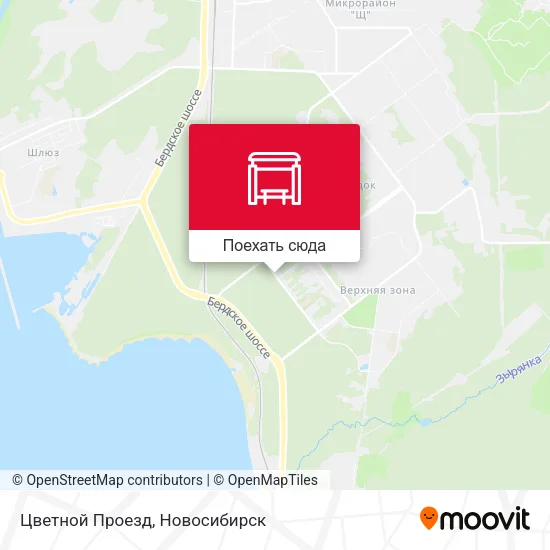 Карта Цветной Проезд