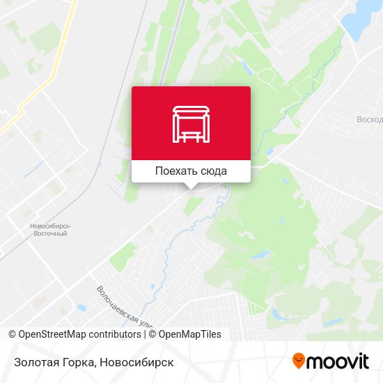 Карта Золотая Горка