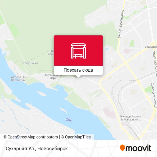 Карта Сухарная Ул.