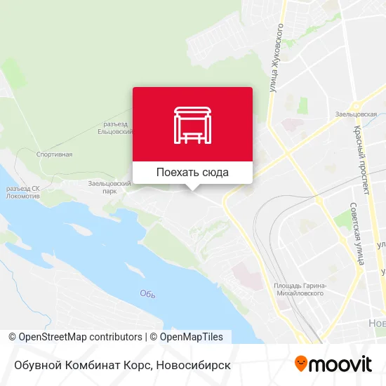 Карта Обувной Комбинат Корс