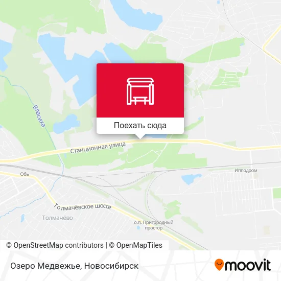 Карта Озеро Медвежье