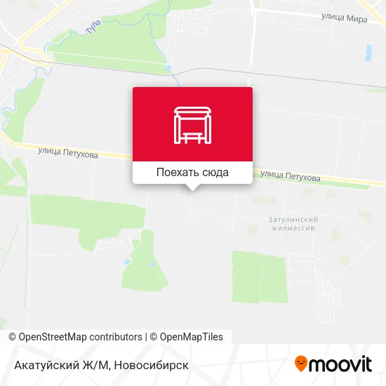 Карта Акатуйский Ж/М