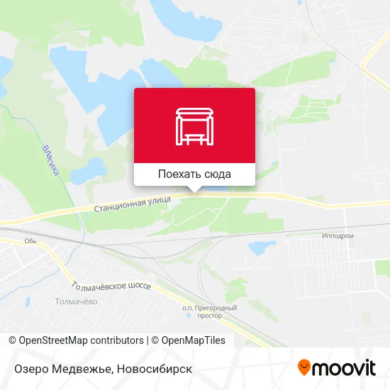 Карта Озеро Медвежье