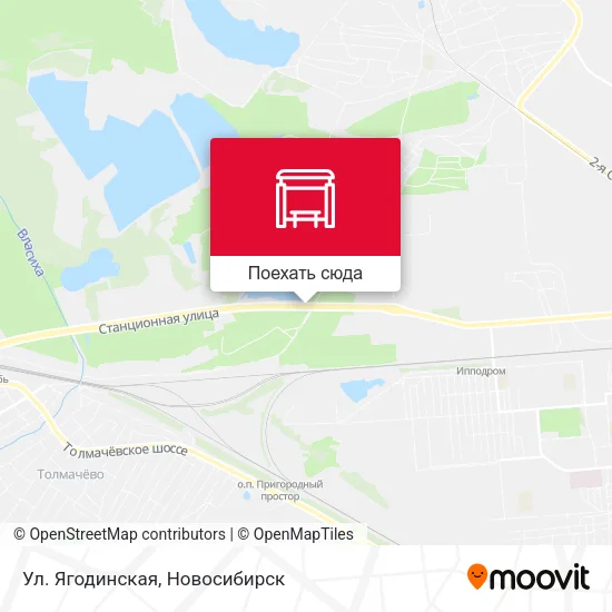 Карта Ул. Ягодинская