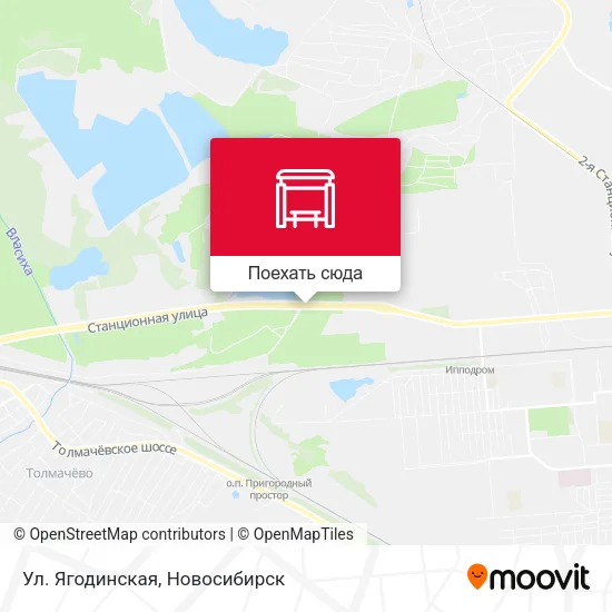 Карта Ул. Ягодинская
