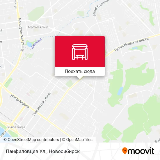 Карта Панфиловцев Ул.