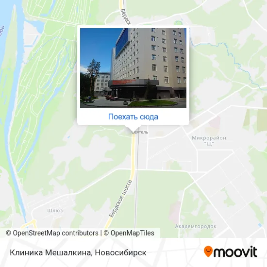 Карта Клиника Мешалкина