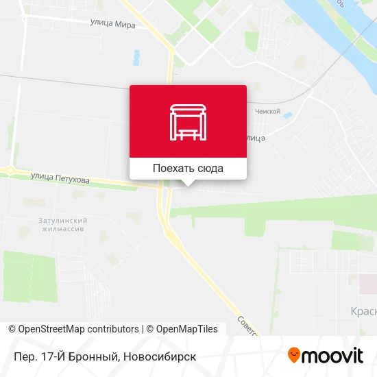 Карта Пер. 17-Й Бронный