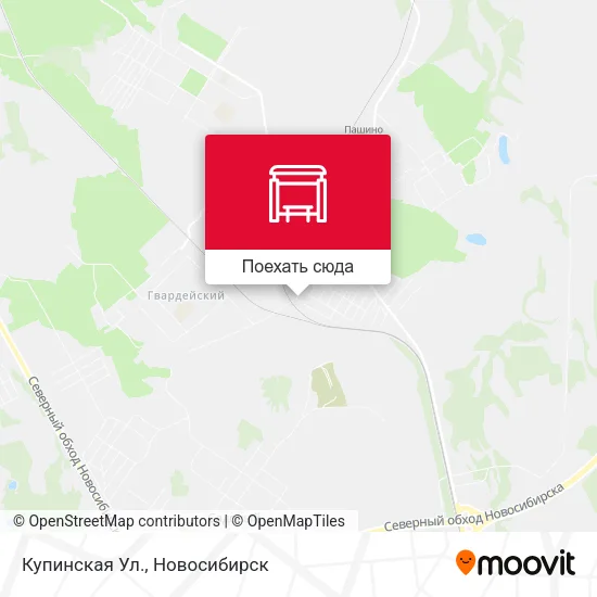 Карта Купинская Ул.
