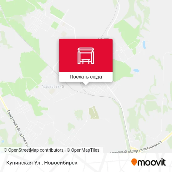 Карта Купинская Ул.