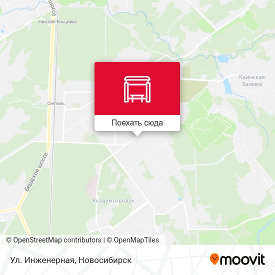 Карта Ул. Инженерная