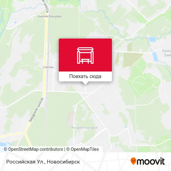Карта Российская Ул.