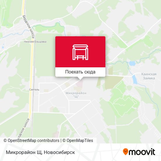Карта Микрорайон Щ