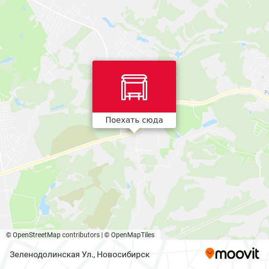 Карта Зеленодолинская Ул.