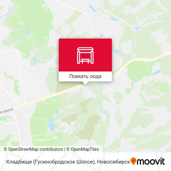 Карта Кладбище (Гусинобродское Шоссе)
