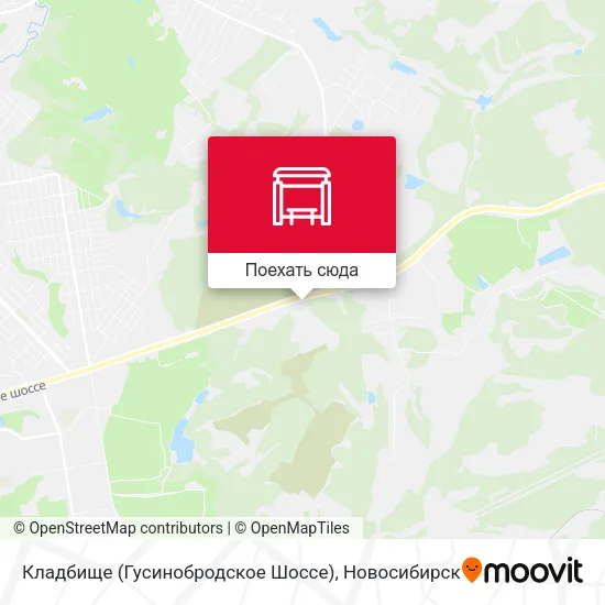 Карта Кладбище (Гусинобродское Шоссе)