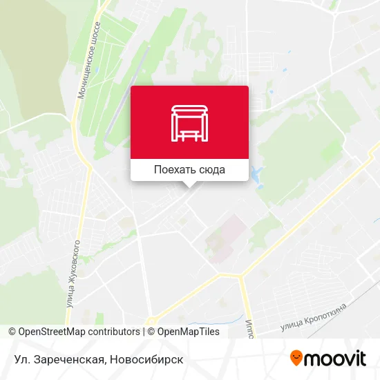 Карта Ул. Зареченская
