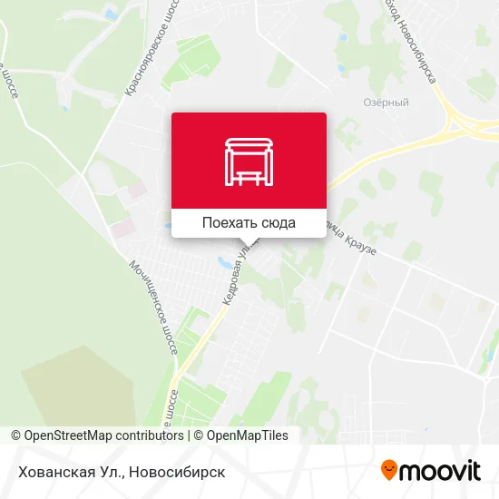 Карта Хованская Ул.
