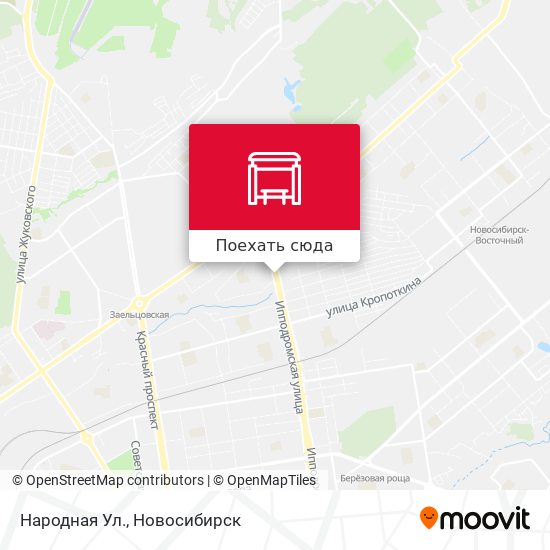 Карта Народная Ул.