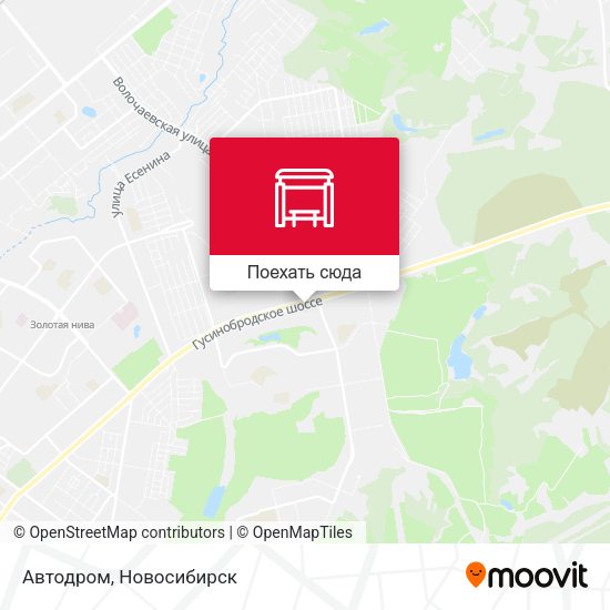 Карта Автодром
