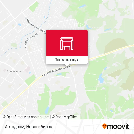 Карта Автодром