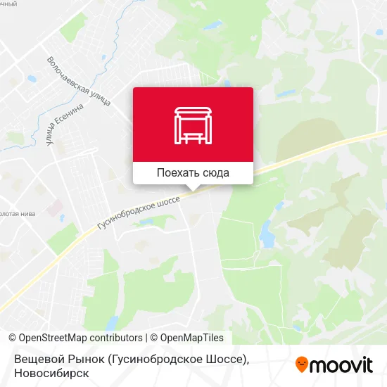 Карта Вещевой Рынок (Гусинобродское Шоссе)