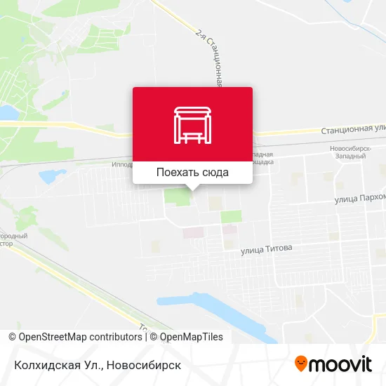 Карта Колхидская Ул.