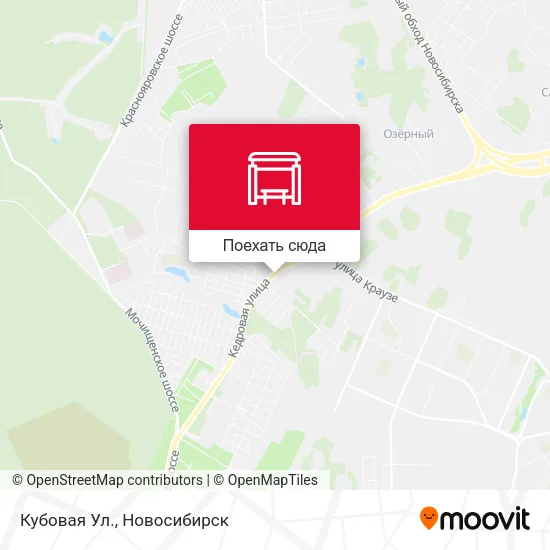 Карта Кубовая Ул.