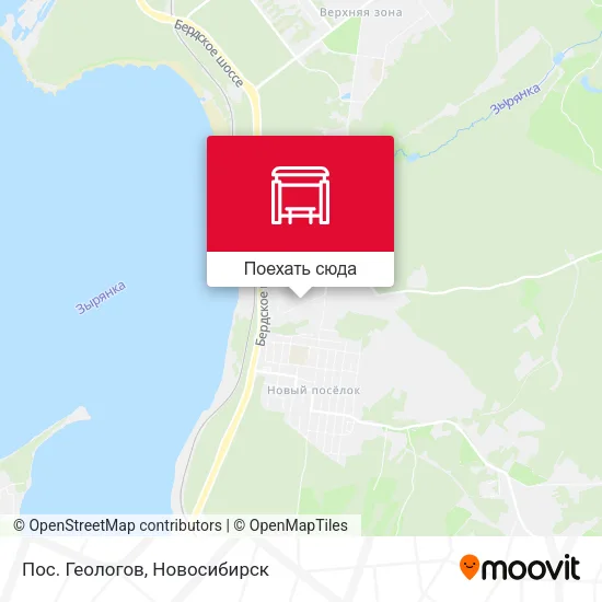Карта Пос. Геологов
