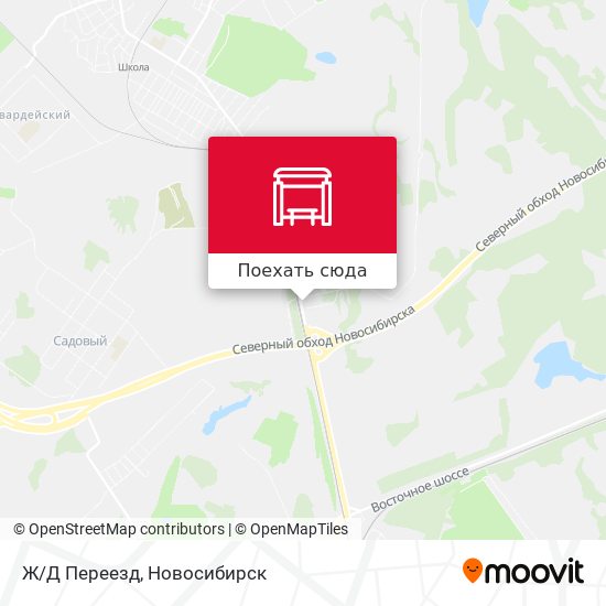 Карта Ж/Д Переезд