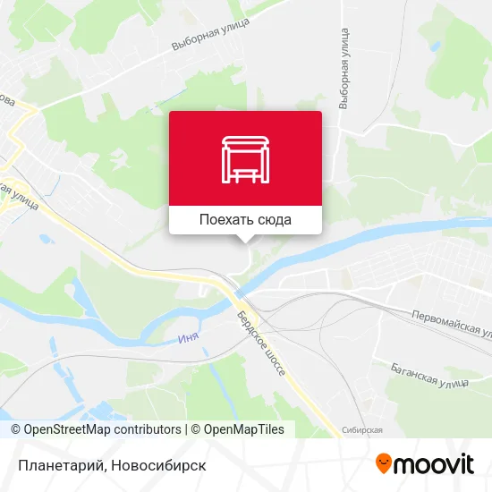 Карта Планетарий