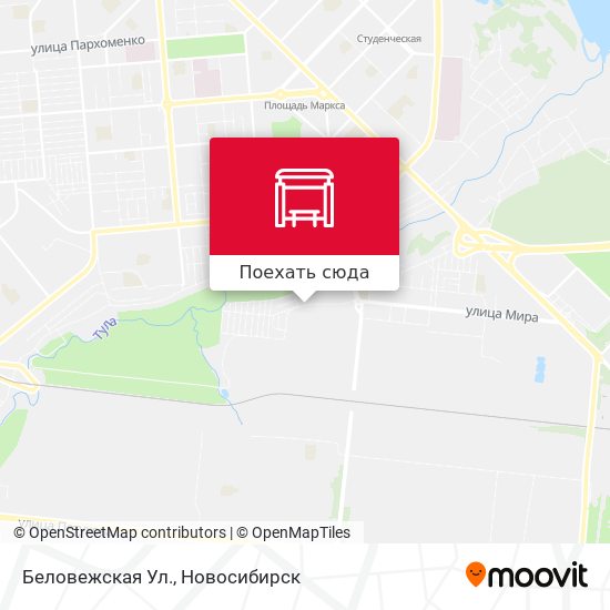 Карта Беловежская Ул.