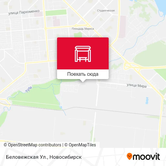 Карта Беловежская Ул.