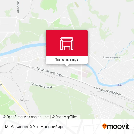 Карта М. Ульяновой Ул.