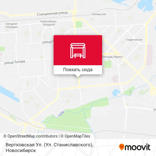 Карта Вертковская Ул. (Ул. Станиславского)