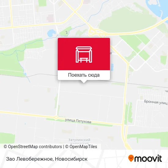 Карта Зао Левобережное