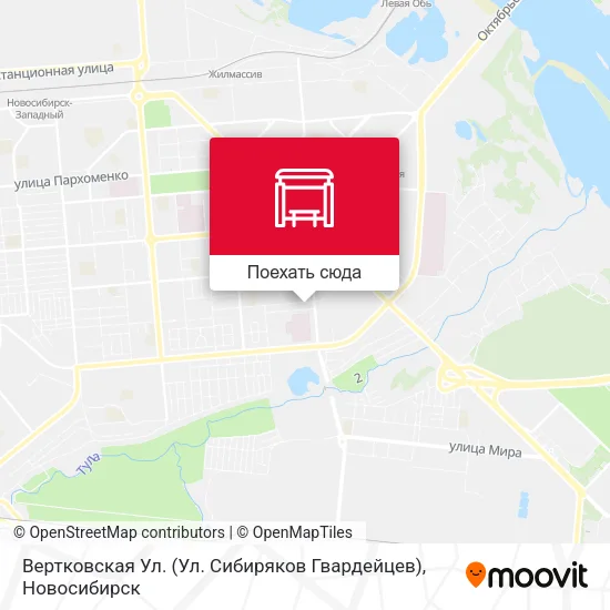 Карта Вертковская Ул. (Ул. Сибиряков Гвардейцев)