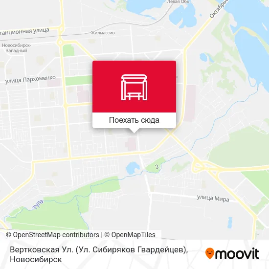 Карта Вертковская Ул. (Ул. Сибиряков Гвардейцев)