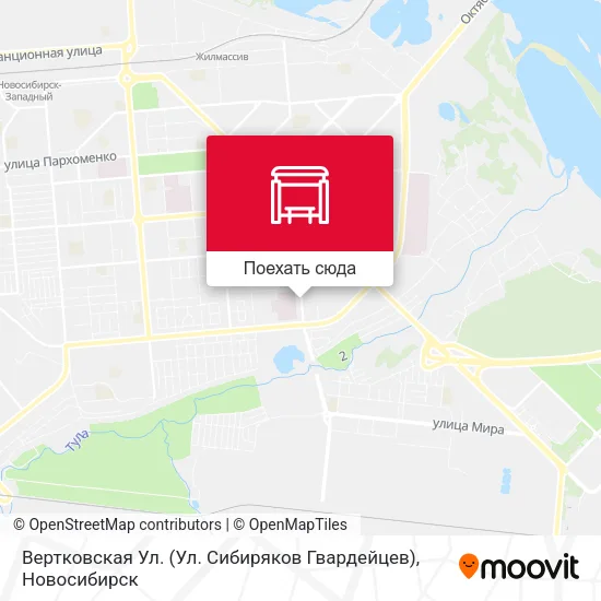 Карта Вертковская Ул. (Ул. Сибиряков Гвардейцев)