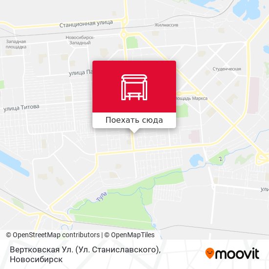 Карта Вертковская Ул. (Ул. Станиславского)
