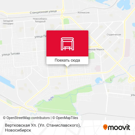 Карта Вертковская Ул. (Ул. Станиславского)
