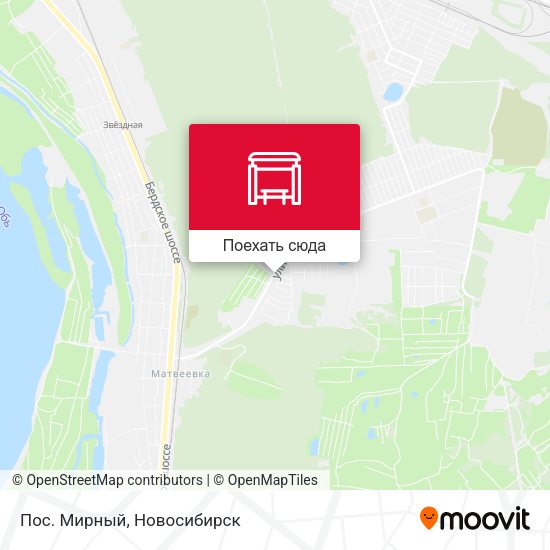 Карта Пос. Мирный
