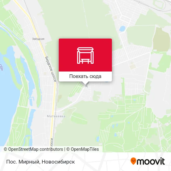 Карта Пос. Мирный