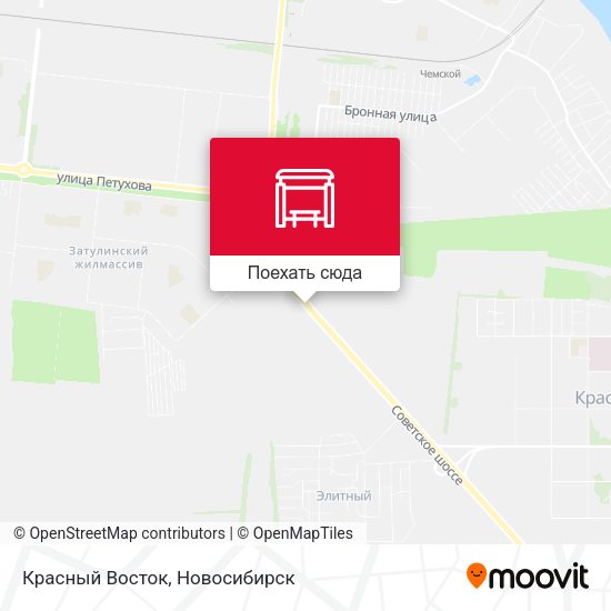 Карта Красный Восток