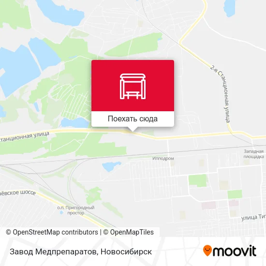 Карта Завод Медпрепаратов