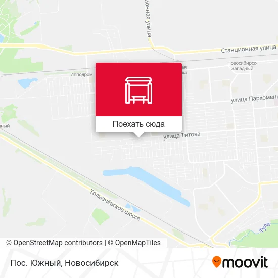 Карта Пос. Южный