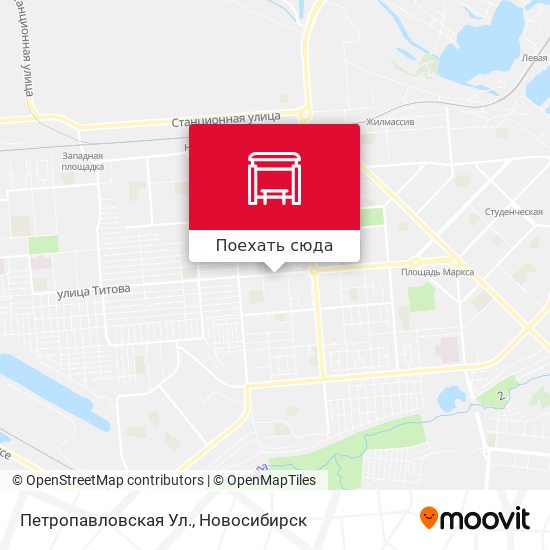 Карта Петропавловская Ул.